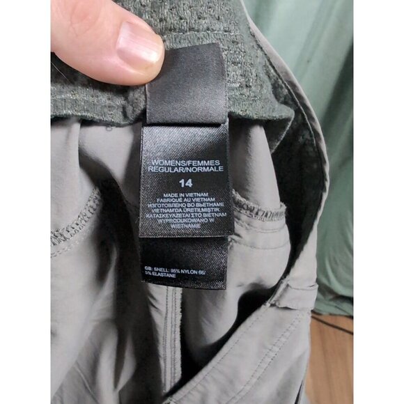 The North Face T338/T738 Woman's Gray Lined Hiking Pants Size 14 - Picture 16 of 16